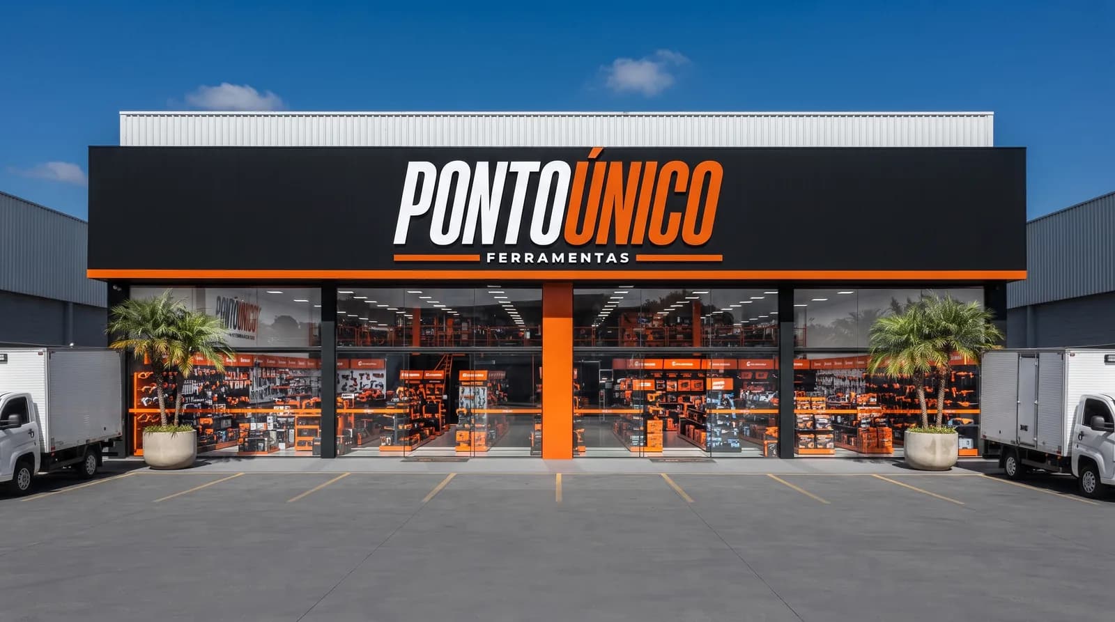 Fachada da loja Ponto Único Ferramentas
