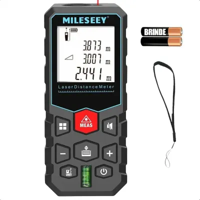 COMPRE 1 LEVE 2 + BRINDE — Trena Laser Digital De Alta Precisão Profissional X5 40m